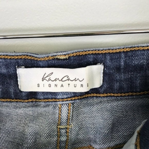 KanCan Estilo Women's Blue Jeans Distressed Size 26 Denim Stretch - Picture 9 of 11